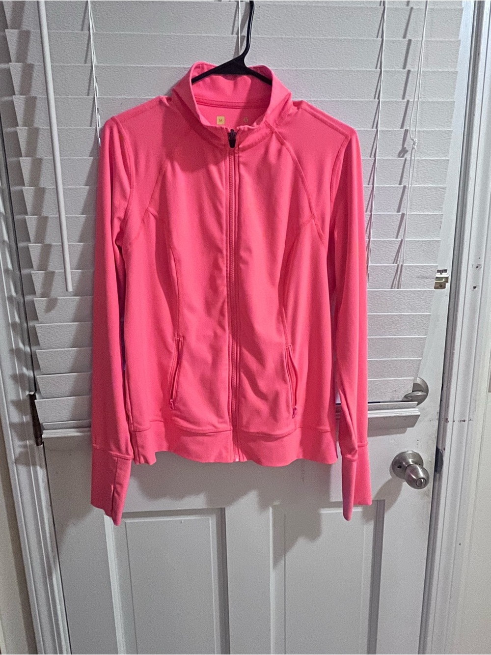 Women's coral Zip-Up Active Jacket